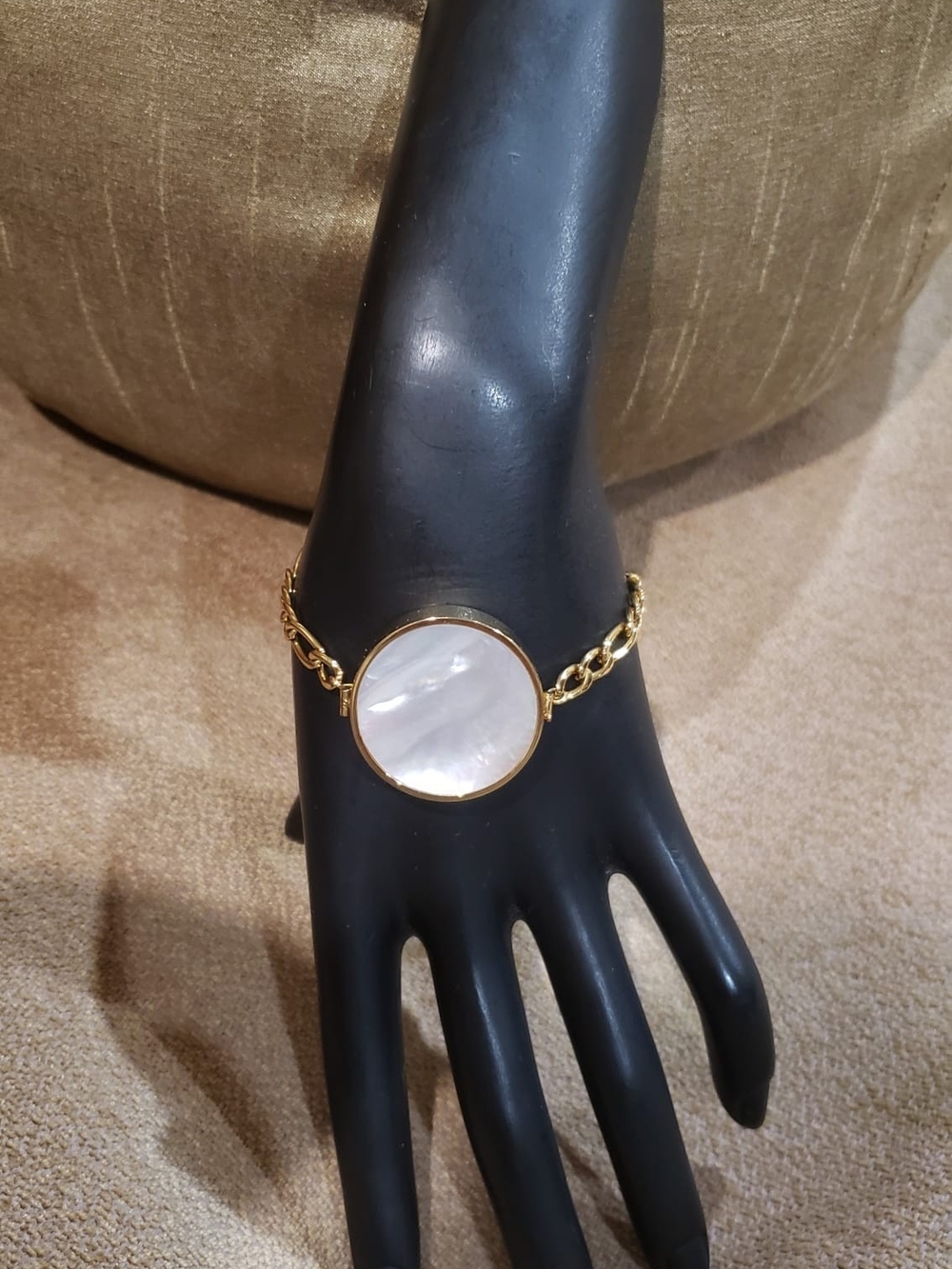 Mother of Pearl Lip Balm Bracelet
